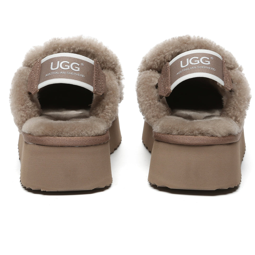 【UGG EXPRESS】Removable Strap Slingback Platform Rilee AUSTRALIAN SHEPHERD® UGG Slippers Women Removable Strap