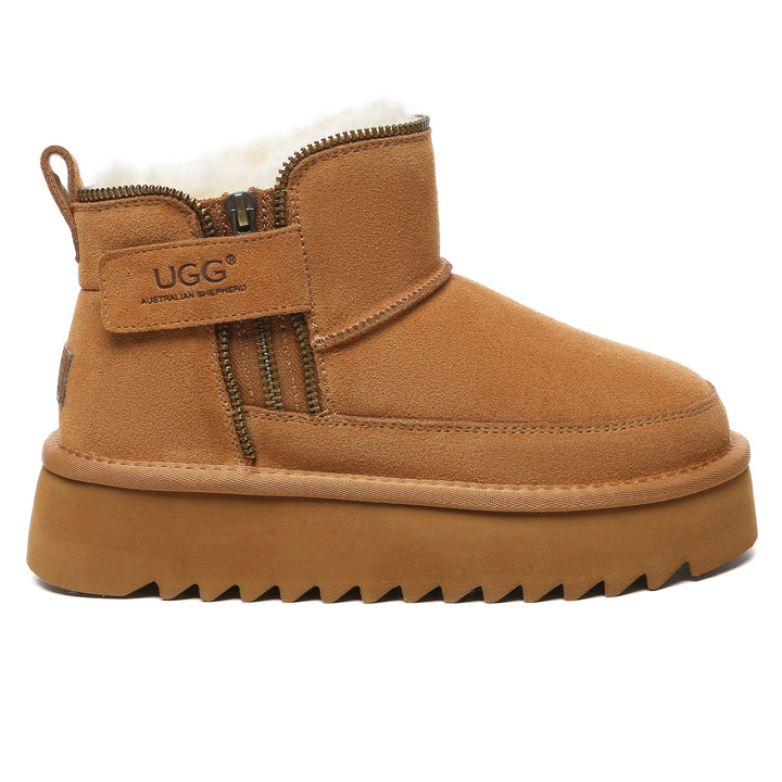 UGG 厚底　ブラウン　23センチ WOMEN'S UGG CLASSIC ULTRA MINI NEW HEIGHTS | CHESTNUT – Randy's Shoes