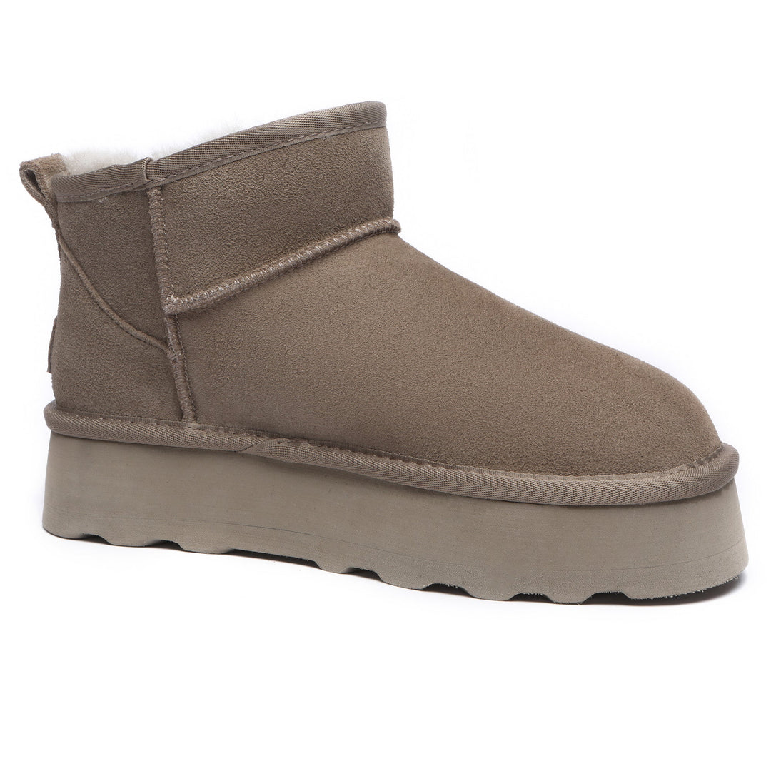 Classic Mini Ii Sheepskin Boots Sky Grey Ugg Boots UGG Women's