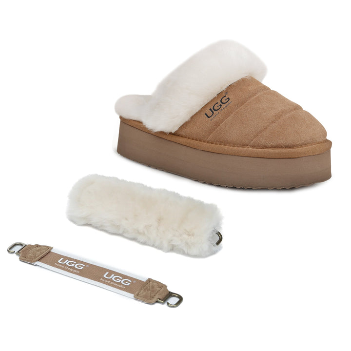 Platform 3-in-1 Puffer Straps Scuff UGG Slippers | UGG Online