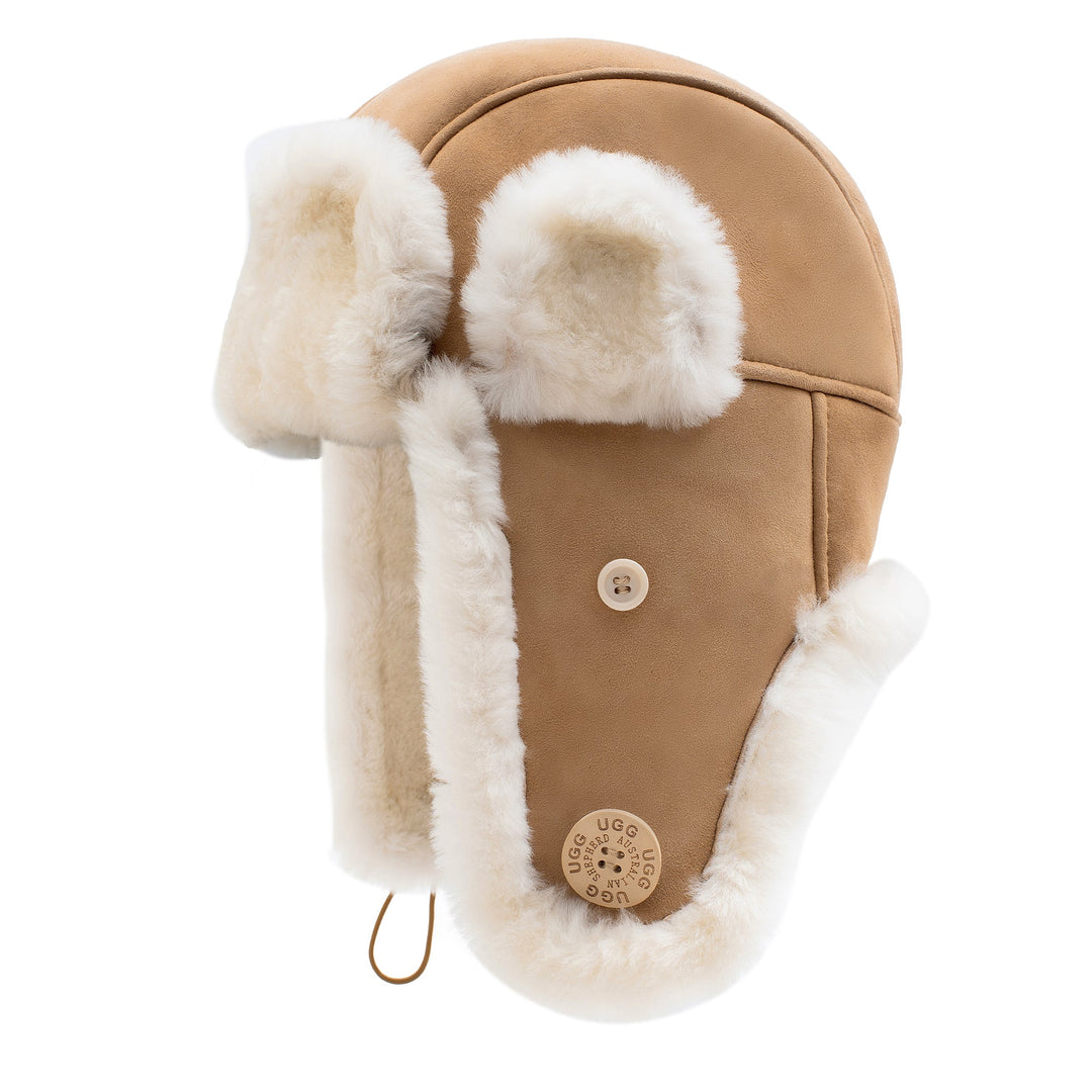 Sheepskin Adjustable UGG Aviator Hat