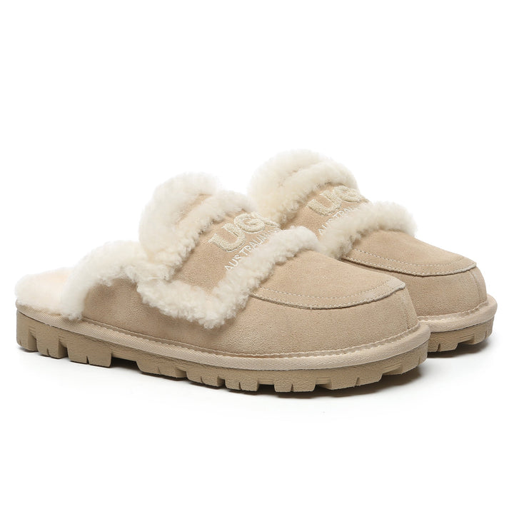 UGG ウールのスリッパ ムートンウール コンフォートソール UGG スリッパ