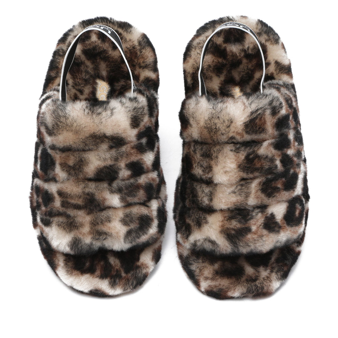 Fluffilicious Leopard UGG Slippers