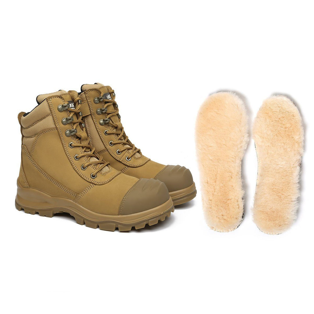 UGG Yellow Work Boots SMAIBULUN Ugg | Classic Suede Mid-Length boots - Yellow main image 3